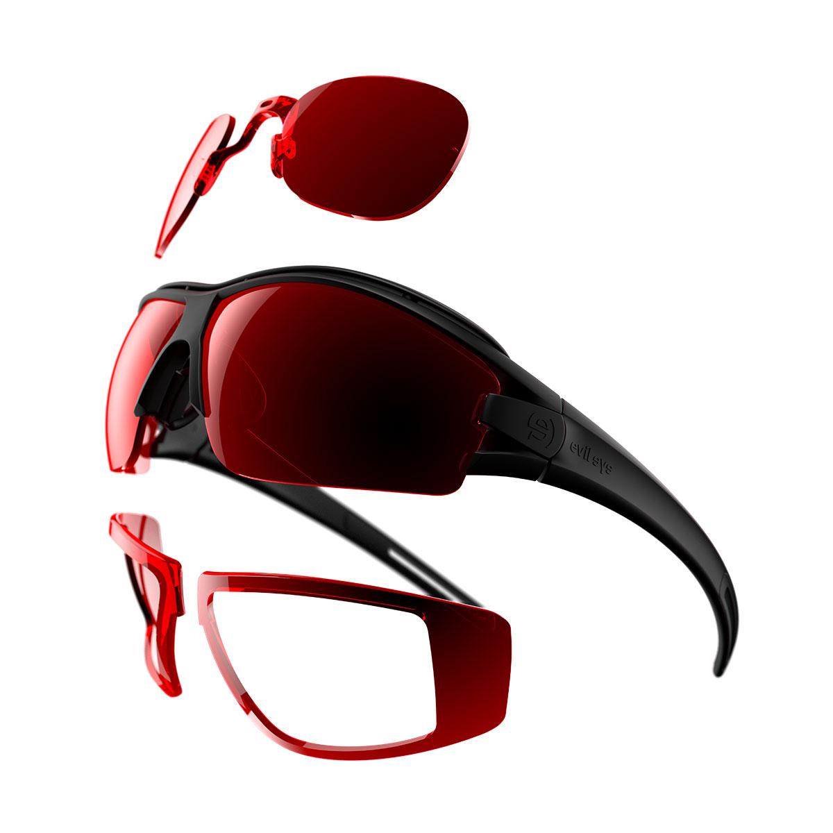 Ob Direktverglasung, Adapter oder Clip-in, alle evil eye RX Verglasungmöglichkeiten wurden entwickelt, um Ihnen bestmögliche Sicht beim Sport zu bieten